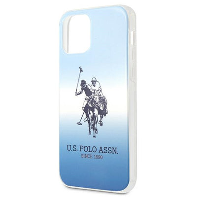 US Polo Assn. Gradient Pattern Collection iPhone 12 mini Case - Blue — U.S. Polo Assn.