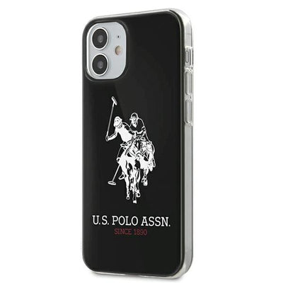 US Polo USHCP12STPUHRBK iPhone 12 mini 5,4" czarny/black Shiny Big Logo — U.S. Polo Assn.