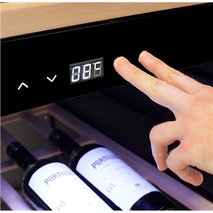 Caso | Smart Wine Cooler | WineExclusive 180 | Energy efficiency class G | Showcase | Free standing | Bottles capacity 1