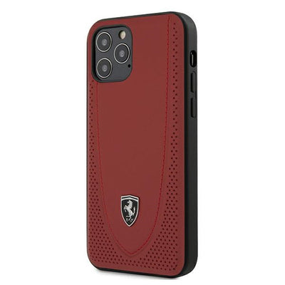 Ferrari FEOGOHCP12MRE iPhone 12/12 Pro 6.1&quot; red/red hardcase Off Track Perforated