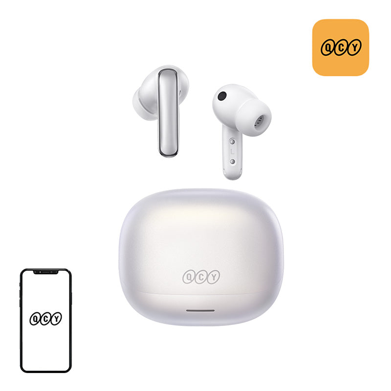 QCY Melobuds N65 Wireless Earbuds (White) - Image 1