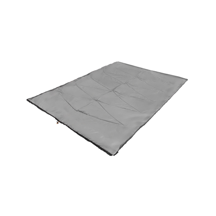 Easy Camp Starling Square Black 10°C | Sleeping Bag | 190 x 75 cm | Temperature 5 to 15 °C | One-way, L-shaped