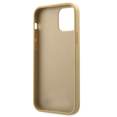 Guess GUHCP12SPUVQTMLBE iPhone 12 mini 5.4" gold/gold hardcase V-Quilted Collection