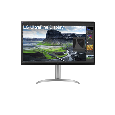 LG | 32UQ850V-W | 32 " | IPS | UHD | 16:9 | 60 Hz | 5 ms | 3840 x 2160 pixels | 400 cd/m² | HDMI ports quantity 2 | Silv