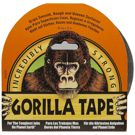 Gorilla Insulating Tape 47.7 mm x 32 m, Black