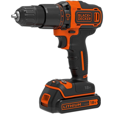 BLACK & DECKER Impact driver-drill | BDCHD18K-QW | 18 V | 1.5 Ah | Li-Ion