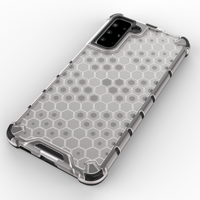 Honeycomb Case armor cover with TPU Bumper for Samsung Galaxy S21+ 5G (S21 Plus 5G) blue — Hurtel