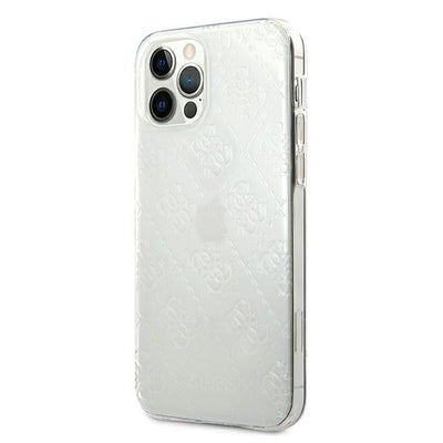 Guess GUHCP12L3D4GTR iPhone 12 Pro Max 6.7" transparent hardcase 4G 3D Pattern Collection