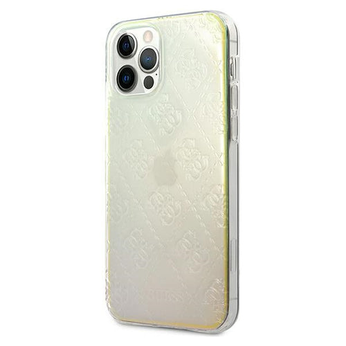 Guess GUHCP12M3D4GIRBL iPhone 12/12 Pro 6.1" iridescent/iridescent hardcase 4G 3D Pattern Collection