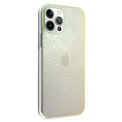 Guess GUHCP12M3D4GIRBL iPhone 12/12 Pro 6.1" iridescent/iridescent hardcase 4G 3D Pattern Collection