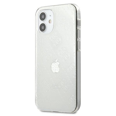 Guess GUHCP12S3D4GTR iPhone 12 mini 5.4" transparent hardcase 4G 3D Pattern Collection
