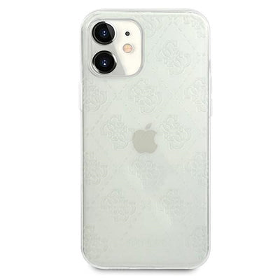 Guess GUHCP12S3D4GTR iPhone 12 mini 5.4" transparent hardcase 4G 3D Pattern Collection