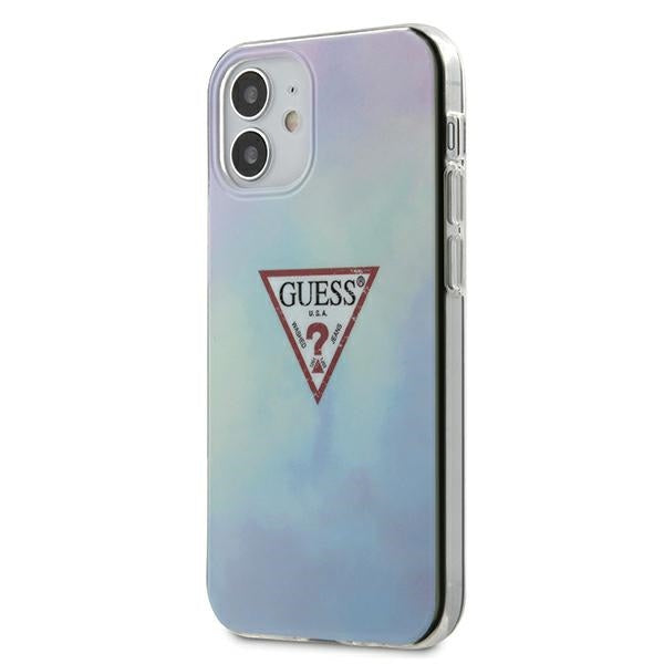 Guess GUHCP12SPCUMCGC02 iPhone 12 mini 5.4" blue/blue hardcase Tie & Dye Collection