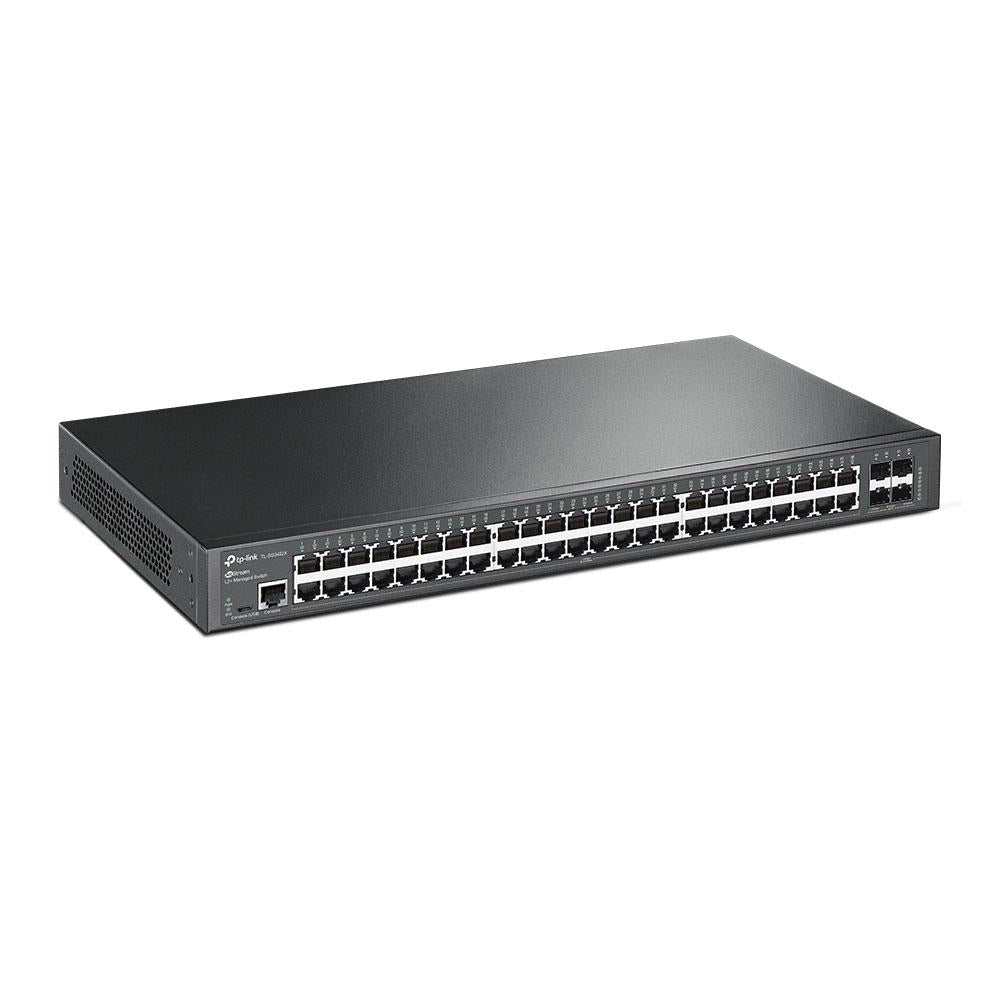 Switch TP-LINK Omada TL-SG3452X Type L2+ Rack 48x10Base-T / 100Base-TX / 1000Base-T 4xSFP+ 1xConsole 1 TL-SG3452X