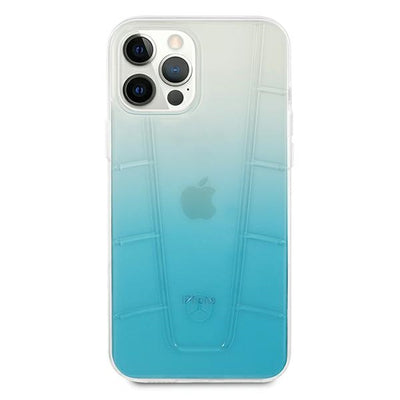 Mercedes Transparent Line Case for iPhone 12 Pro Max - Blue