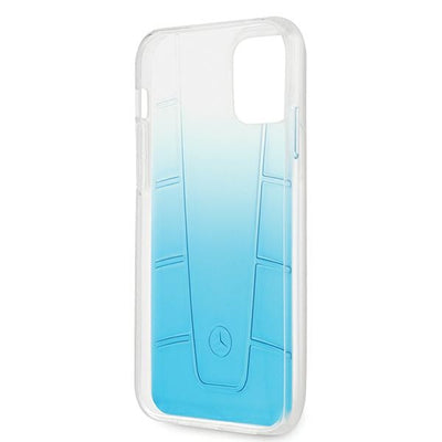 Mercedes Transparent Line Case for iPhone 12 Pro Max - Blue