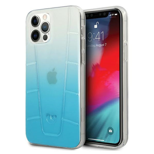 Mercedes Transparent Line Case for iPhone 12 / iPhone 12 Pro - Blue