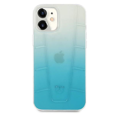 Mercedes Transparent Line Case for iPhone 12 mini - Blue