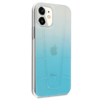 Mercedes Transparent Line Case for iPhone 12 mini - Blue