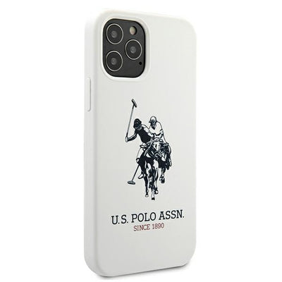 US Polo USHCP12LSLHRWH iPhone 12 Pro Max 6.7&quot; white/white Silicone Collection — U.S. Polo Assn.