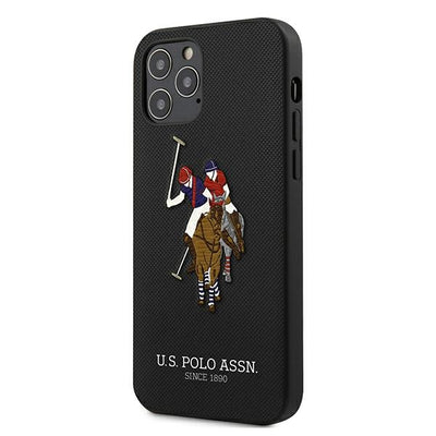 US Polo USHCP12MPUGFLBK iPhone 12/12 Pro 6.1" black/black Polo Embroidery Collection — U.S. Polo Assn.