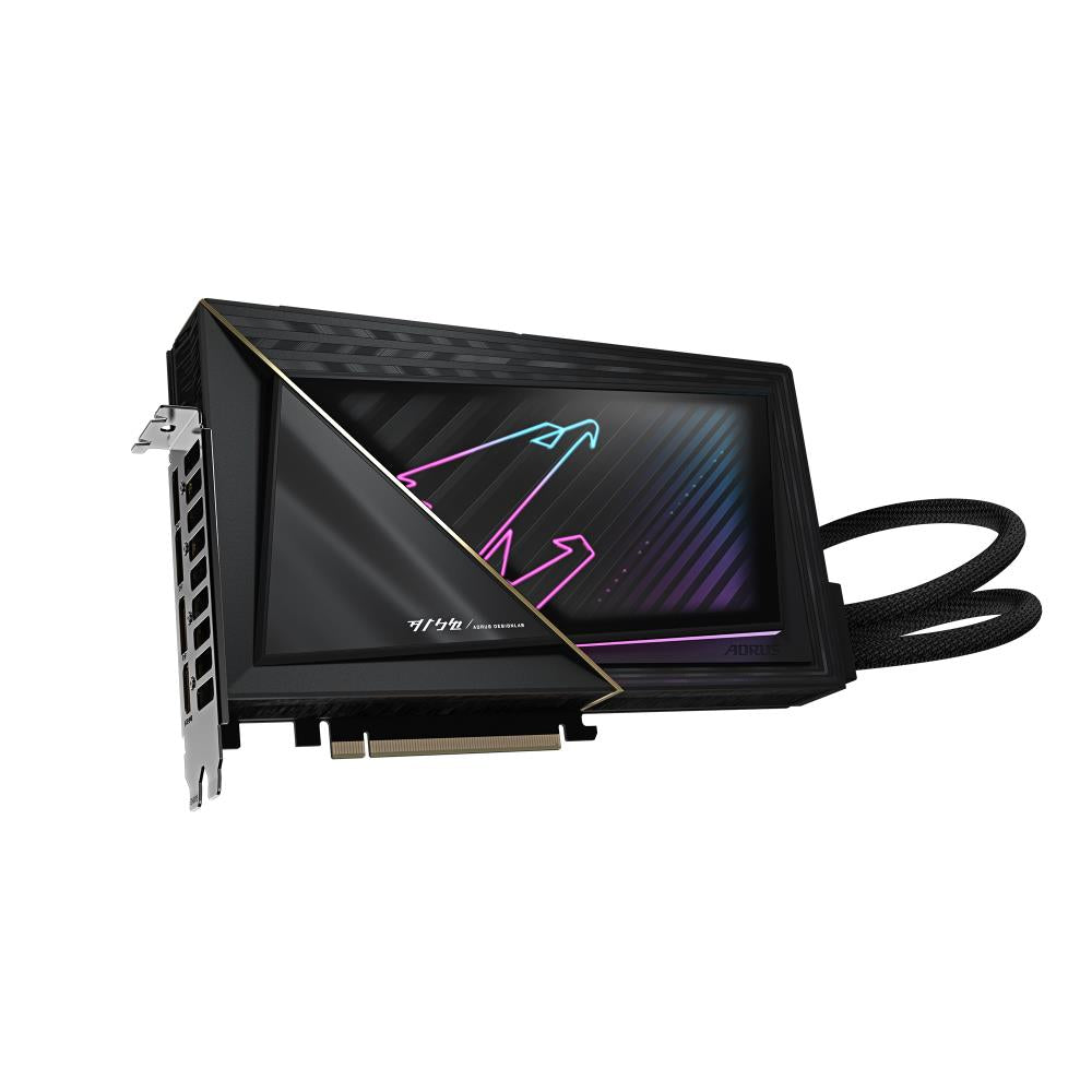 Graphics Card GIGABYTE NVIDIA GeForce RTX 5090 32 GB GDDR7 512 bit PCIE 5.0 16x GPU 2655 MHz Water cooling 1xHDMI 3xDisplayPort GV-N5090AORUSXW-32GD1.0