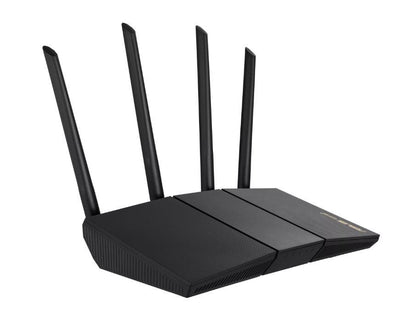 Wireless Router|ASUS|Wireless Router|Mesh|Wi-Fi 5|Wi-Fi 6|IEEE 802.11a/b/g|IEEE 802.11n|1 WAN|4x10/100/1000M|Number of antennas 4|RT-AX57