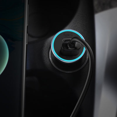 Baseus Golden Contactor Pro fast car charger USB Type C / USB 40 W Power Delivery 3.0 Quick Charge 4 + SCP FCP AFC gray (CCJD