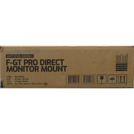 SALE OUT. Next Level F-GT Pro Direct Monitor Mount | Next Level Racing F-GT Pro Direct Monitor Mount | 27-57 " | Maximum