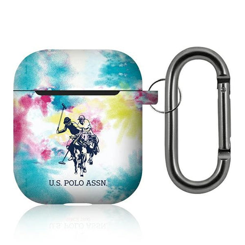 US Polo USACA2PCUSML AirPods case multicolor Tie & Dye Collection — U.S. Polo Assn.