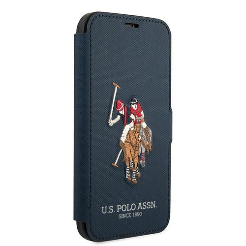US Polo USFLBKP12LPUGFLNV iPhone 12 Pro Max 6,7" granatowy/navy book Polo Embroidery Collection — U.S. Polo Assn.