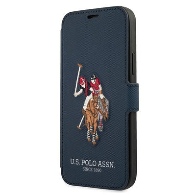 US Polo USFLBKP12MPUGFLNV iPhone 12/12 Pro 6,1" granatowy/navy book Polo Embroidery Collection — U.S. Polo Assn.
