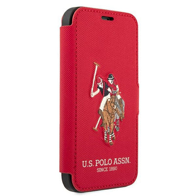 US Polo USFLBKP12MPUGFLRE iPhone 12/12 Pro 6,1" czerwony/red book Polo Embroidery Collection — U.S. Polo Assn.