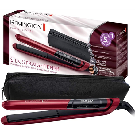 Remington | Silk Hair Straightener | S9600 | Warranty 24 month(s) | Ceramic heating system | Display Digital | Temperatu
