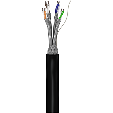 Goobay | CAT 6 Outdoor Network Cable, S/FTP (PiMF), 100 m | 57195 | U/UTP | Black