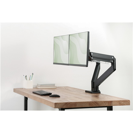 Digitus Desk Mount | DA-90427 | Adjustable Height, Rotate, Tilt, Swivel | 15-35 " | Maximum weight (capacity) 2x15 kg | 