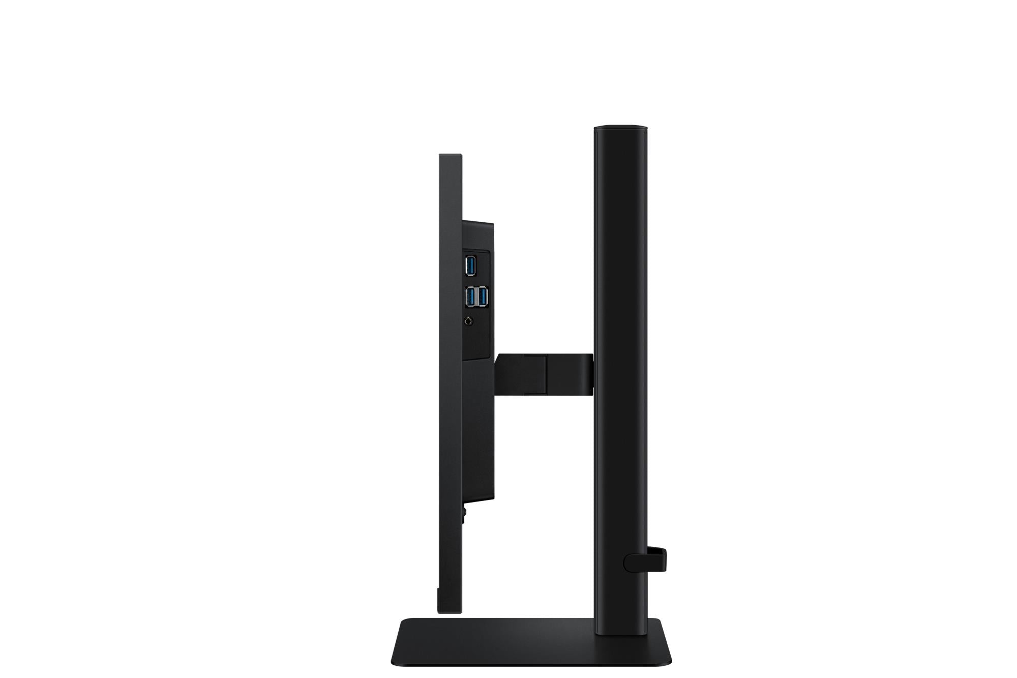 LCD Monitor SAMSUNG 24" Panel IPS 2560x1440 16:9 100 Hz 5 ms Swivel Pivot Height adjustable Tilt Colour Black LS24D600EAUXEN