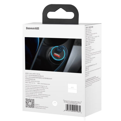 Baseus Golden Contactor Pro fast car charger USB Type C / USB 40 W Power Delivery 3.0 Quick Charge 4+ SCP FCP AFC + USB Type 