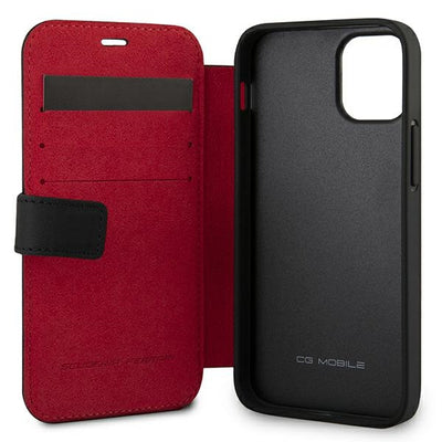 Ferrari FEOGOFLBKP12SBK iPhone 12 mini 5.4" black/black book Off Track Perforated