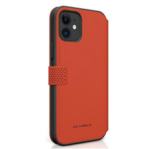 Ferrari FESPEFLBKP12SRE iPhone 12 mini 5.4&quot; red/red book On Track Perforated