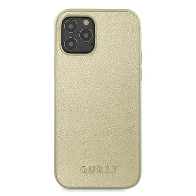 Guess GUHCP12LIGLGO iPhone 12 Pro Max 6.7" gold/gold hardcase Iridescent