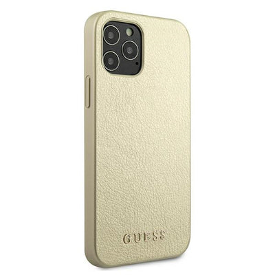 Guess GUHCP12LIGLGO iPhone 12 Pro Max 6.7" gold/gold hardcase Iridescent