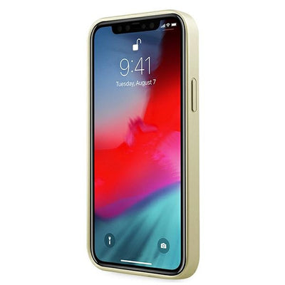 Guess GUHCP12LIGLGO iPhone 12 Pro Max 6.7" gold/gold hardcase Iridescent