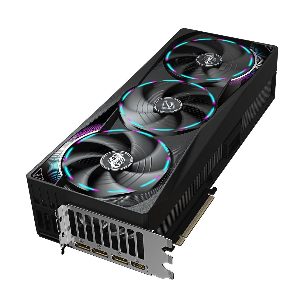 Graphics Card GIGABYTE NVIDIA GeForce RTX 5090 32 GB GDDR7 512 bit PCIE 5.0 16x GPU 2655 MHz Triple slot Fansink 1xHDMI 3xDisplayPort N5090AORUSM-32GD