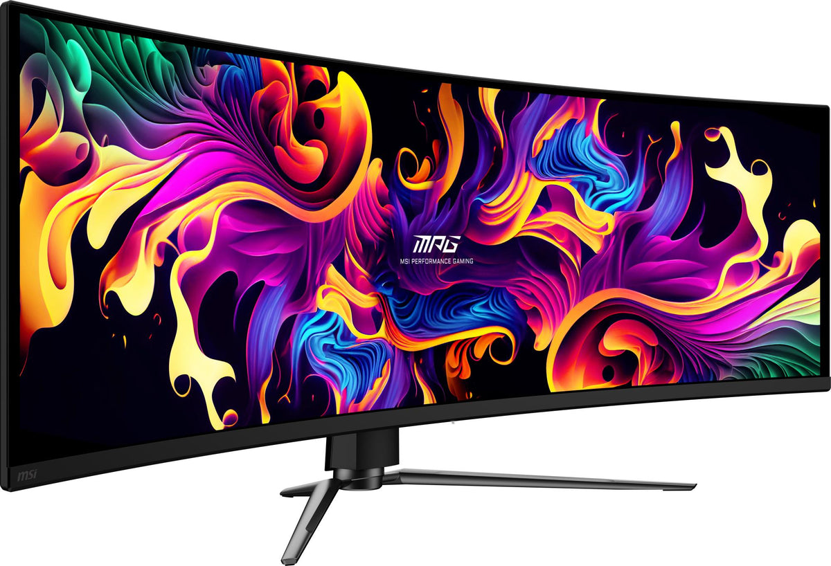 Monitor MSI 49 " 5120 x 1440 pixels Dual QHD Native aspect ratio 32:9 QD-OLED Curved MPG491CQPXQD-OLED