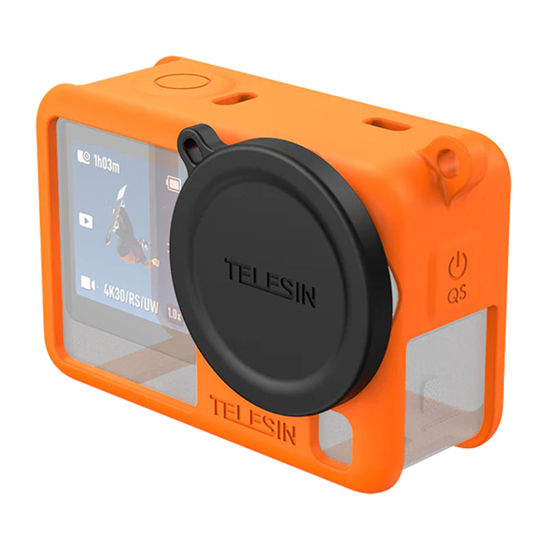 Telesin Silicone Protective Case for DJI Osmo Action 6 (Orange) - Image 1