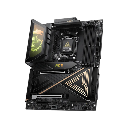 MSI MEG X870E ACE MAX | Processor family AMD | Processor socket AM5 | DDR5 | Supported hard disk drive interfaces SATA, 