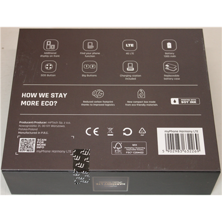 SALE OUT. myPhone Harmony LTE Praline Collection (Chocolate) Nano SIM 2.8" IPS 380x240/128MB/48MB RAM/SD Card/4G LTE | m