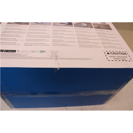 SALE OUT. Ecovacs DEEBOT T80 OMNI Vacuum cleaner, Robot, Wet&Dry, 18000Pa, TruEdge 2.0, ZeroTangle 3.0, Carpet Care, Bla