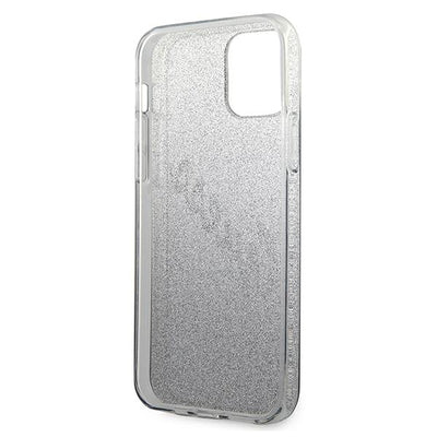 Guess GUHCP12SPCUGLSBK iPhone 12 mini 5.4" black/black hardcase Glitter Gradient Script